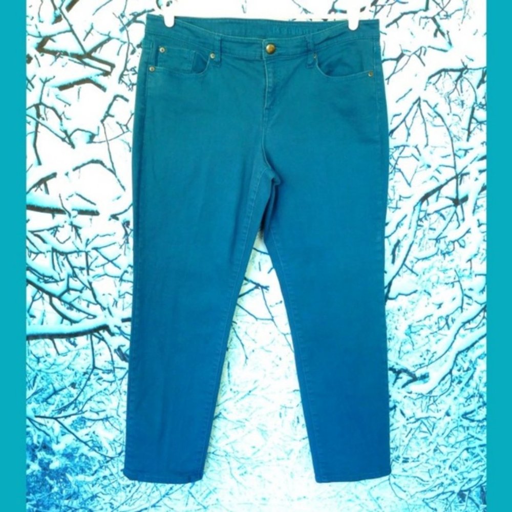 GAP Turquoise Jeans Size 14/32